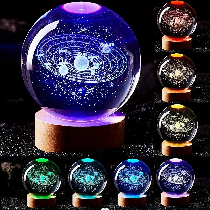 3D Solar System Nightlight 